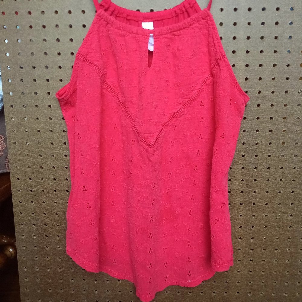 No Boundaries Red Tank (XL)